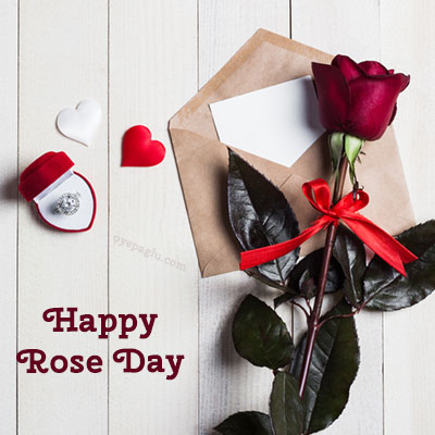 happy rose day with ring