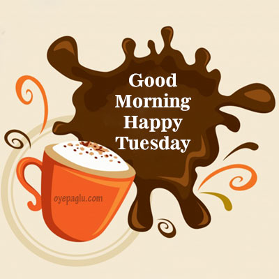 cartoon coffee good morning tuesday image