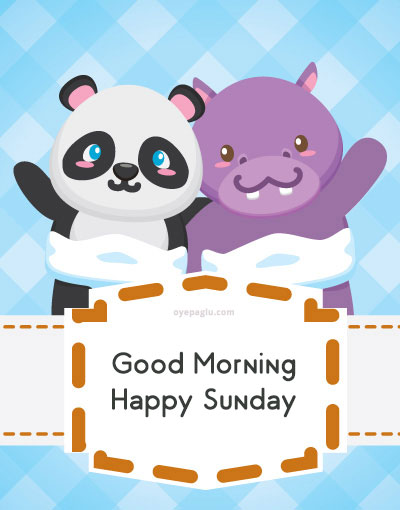 cartoon good morning sunday image