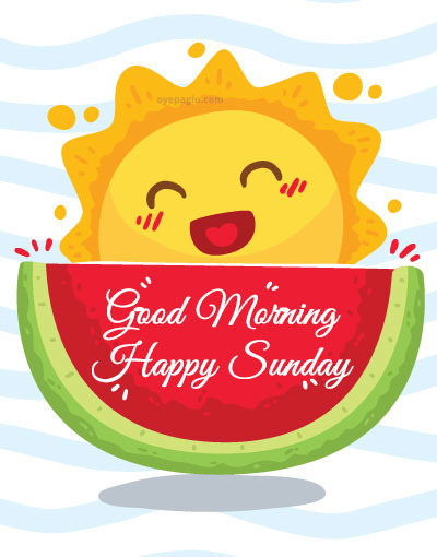 cute summar sun good morning sunday image