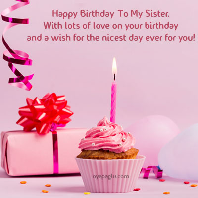 happy birthday to my sister image