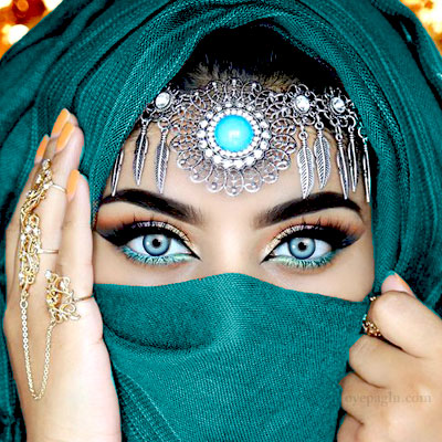 beauty eyes muslim girls dp