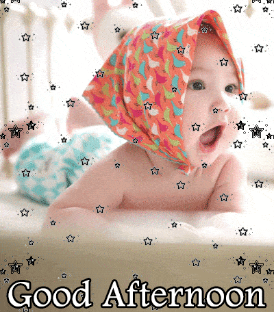 cute baby good afternoon gif