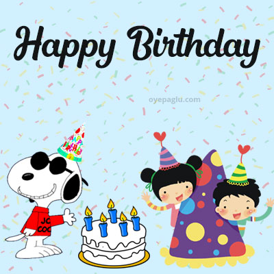 snoopy birthday celebrate with friends happy birthday images