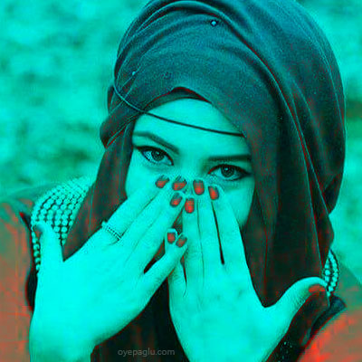 different color muslim girls dp