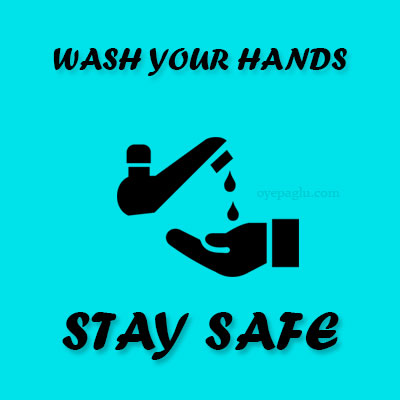 wash your hands stay safe