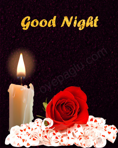 Good night candle images