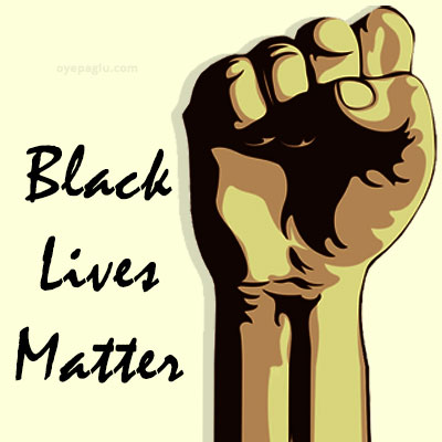 black lives matter hand