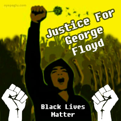 black lives matter justice for george floyd poster