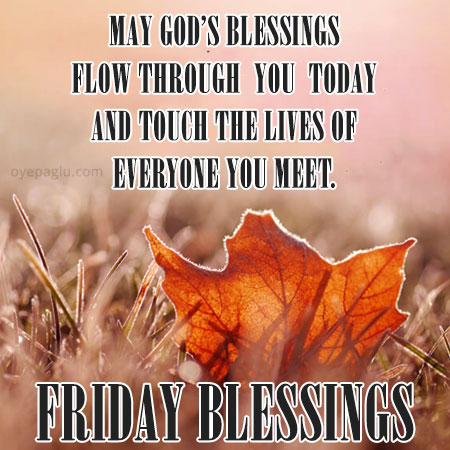 Blessing Quotes For Friday