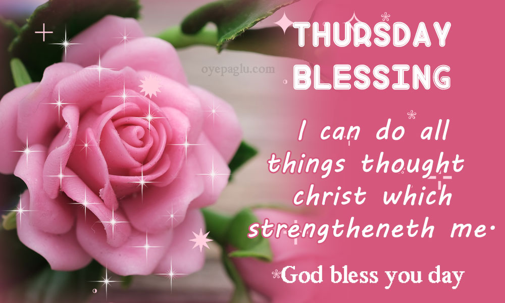 Thursday Inspirational Blessings