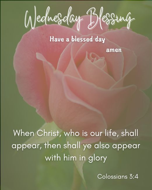 wednesday blessings bible verses