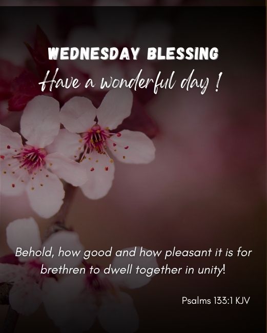 wednesday blessings bible verses