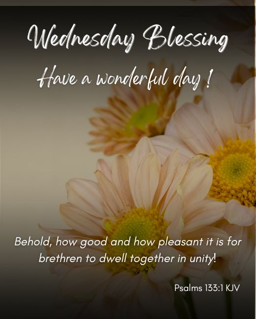 wednesday blessings bible verses