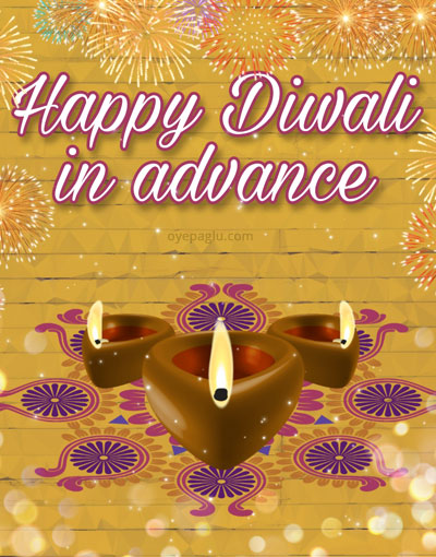 happy diwali in advance latest image