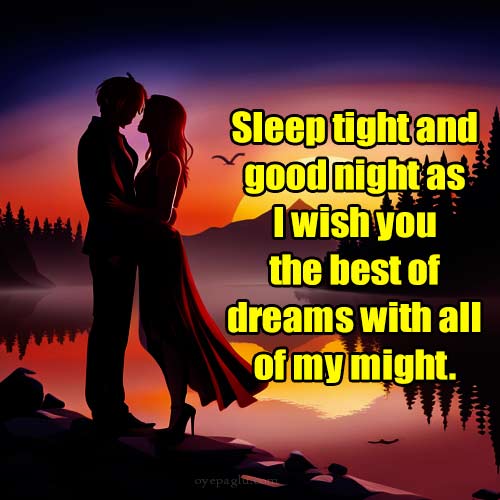 good night message for someone special