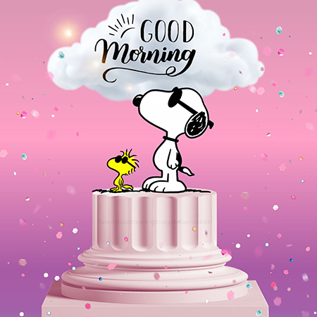 good morning snoopy chill