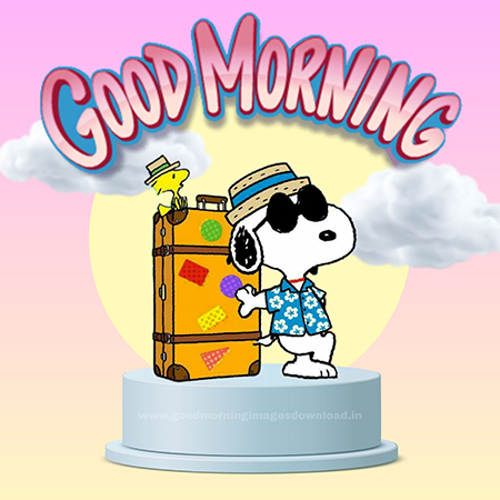 good morning snoopy travel