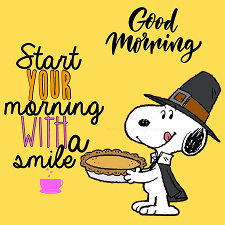 good morning snoopy wishes