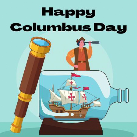 happy columbus day wishes images