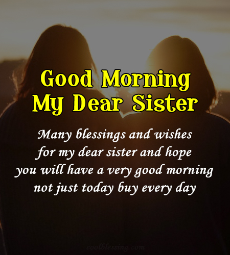 Good morning sister prayers