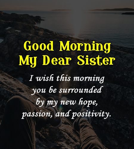 good morning sister greetings