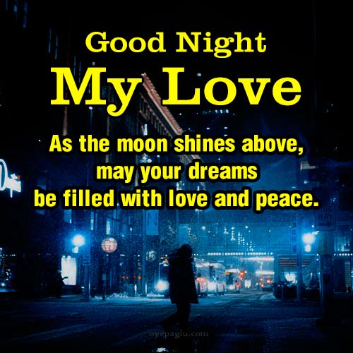 love romantic love good night images