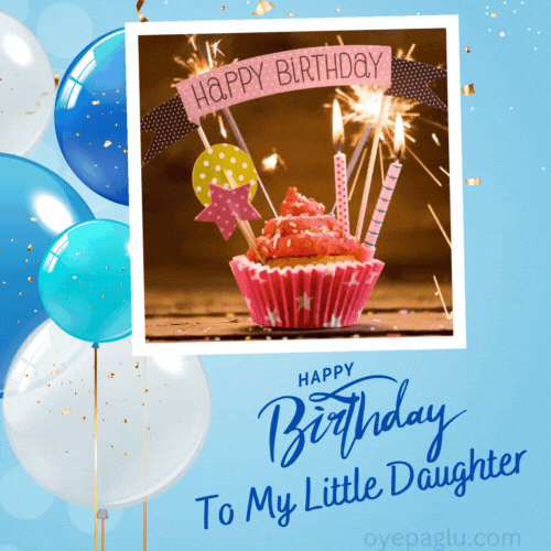 happy birthday to my daughter gif images