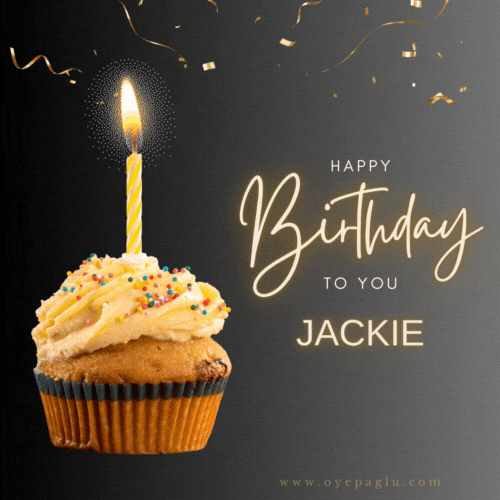 animated happy birthday jackie gif